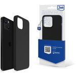husa din silicon pentru iPhone 14 Plus - negru, 3mk Protection