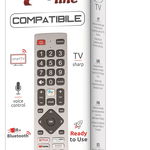 telecomanda universala jolly, tv lcd sharp, control prin voce, ir+bluetooth, JOLLY