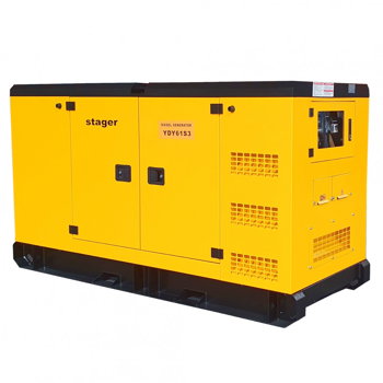 Generator insonorizat 61kVA, 79A, 1500rpm, trifazat, diesel Stager YDY61S3