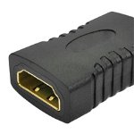 Adaptor dublu HDMI mama, 19 pini, negru, Pro Cart