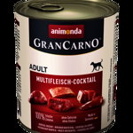 Hrana umeda caini, Grancarno Adult Dog Multi Meat Cocktail, 800 g