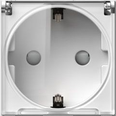 Modul Priza SCHUKO+capac 1P 16A ST IP20 alb, TEM Modul TEM-VM11PT-U, TEM