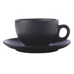 Ceașcă neagră pentru cappuccino din ceramică 250 ml Caviar – Maxwell & Williams, Maxwell & Williams