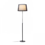 ESPLANADE Lampa podea negru/alb crom 230V E27 42W, rendl light studio
