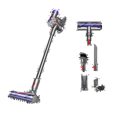 Aspirator vertical fara fir Dyson V8 2023 446969-01, 425 W, 21.6 V, capacitate colectare 0.54 l, autonomie 40 minute, gri Aspirator vertical fara fir Dyson V8 2023 446969-01, 425 W, 21.6 V, capacitate colectare 0.54 l, autonomie 40 minute, gri