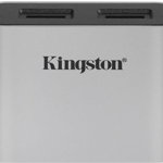 Cititor carduri Kingston Workflow microSDHC/SDXC UHS-II Reader Silver