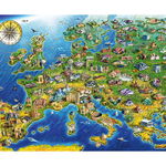 Puzzle Bluebird - Adrian Chesterman: European Landmarks, 1.000 piese (70322-P), Bluebird