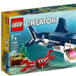 LEGO Creator 3 in 1, Creaturi marine din adancuri 31088, 230 piese, Lego