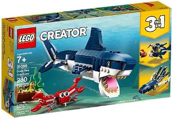 LEGO Creator 3 in 1, Creaturi marine din adancuri 31088, 230 piese, Lego