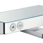 Baterie cu termostat cada/dus Hansgrohe gama Select 300, alb-crom
