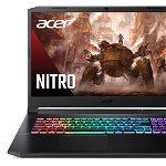 Laptop Acer Gaming Nitro 5 AN517-41, 17.3" display with IPS (In-Plane Switching) technology, Full HD 1920 x 1080, Acer ComfyView LED-backlit TFT LCD, 16:9 aspect ratio, supporting 144 Hz refresh rate, Wide viewing angle up to 170 degrees, Ultra-slim desi