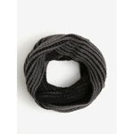 Fular tricotat negru cu gri Blend
