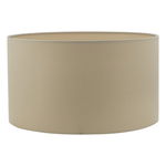 Abajur Hilda Taupe Faux Silk Drum Shade 35cm, dar lighting group