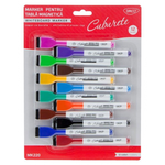 Marker whiteboard, varf rotund, 12culori/set, Daco, Daco