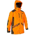 Jachetă SUPERTRACK 900 impermeabilă fluorescentă Bărbați, SOLOGNAC