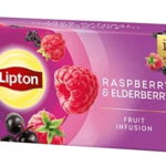 Ceai Lipton fructe zmeura si soc 20 plicuri, Lipton