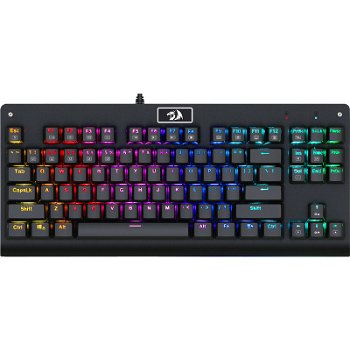 Tastatura Gaming mecanica REDRAGON Dark Avenger K568RGB-BK, USB, Layout US, negru