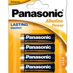 Panasonic Baterii R6 4 buc Alkaline Power