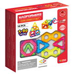 Joc de Constructie Magnetic Magformers Challenger Set - Extra Provocari, 14 piese