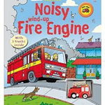 Carte pentru copii, Usborne, Noisy Wind-up Fire Engine, 3+ ani