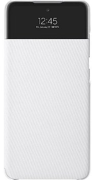 Husa de protectie Samsung Smart S View Wallet Cover pentru Galaxy A52/A52 5G/A52s, White