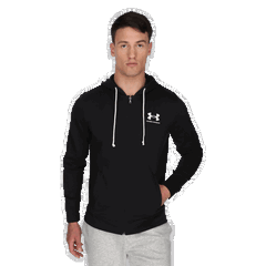 Hanorac cu fermoar pentru antrenament Rival Terry, Under Armour Hanorac cu fermoar pentru antrenament Rival Terry, Under Armour