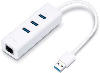 Placa de retea TP-LINK Gigabit UE330 USB 3.0 Hub, TP-LINK
