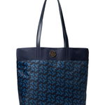 Genti Femei Tommy Hilfiger Nina II Tote Bias Printed Smooth Nylon Tommy Navy Tonal, Tommy Hilfiger