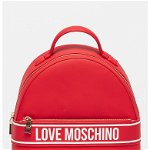 Rucsac din piele ecologica cu logo, Love Moschino