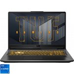 Laptop ASUS Gaming 17.3'' TUF F17 FX706HE, FHD 144Hz, Procesor Intel® Core™ i7-11800H (24M Cache, up to 4.60 GHz), 8GB DDR4, 1TB SSD, GeForce RTX 3050 Ti 4GB, No OS, Eclipse Gray