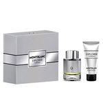 Mont Blanc Explorer Platinum Set - Apă de parfum și Gel de duș, 60 + 100 ml