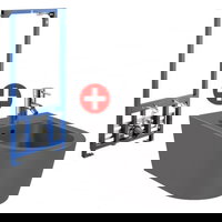 Roca Inspira Round Set Bideu suspendat cu cadru montaj 37x56 cm