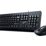 Kit tastatura si mouse Genius KM-160 1000dpi USB negru VE-COMBO-USB-KM160-GNS