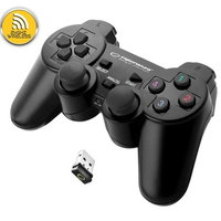 Gamepad Esperanza 2.4GHz PS3/PC USB Negru-Verde, ZozoMag