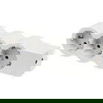 Multipriza LEGRAND L694573, 3 prize, alb-gri deschis