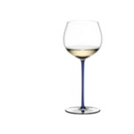 Pahar pentru vin, din cristal Fatto A Mano Oaked Chardonnay Albastru Inchis, 620 ml, Riedel