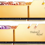 Trident Z Royal RGB Gold 64GB DDR4 2666MHz CL19 1.2v Dual Channel Kit, G.Skill