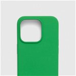 Lacoste Husă pentru telefon iPhone 15 Pro 6,1 culoarea verde, Lacoste
