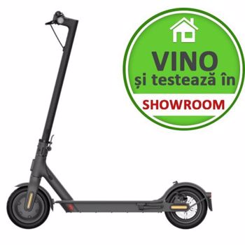 Trotineta electrica Xiaomi Mi Electric Scooter Essential, putere motor 250 W, autonomie max.20 Km, viteza maxima 20 Km/h, Negru