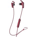 Casti Audio In Ear Skullcandy Method, Wireless, Bluetooth, Noise cancelling, Microfon, Autonomie 6 ore, Dark Red