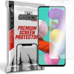 Folie protectie telefon, Grizz Glass, Sticla, Compatibil cu Samsung Galaxy A51, Transparent, GrizzGlass