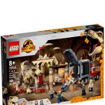 LEGO Jurassic World: Evadarea dinozaurilor T. rex si Atrociraptor 76948, 8 ani+, 466 piese