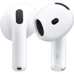 Casti APPLE AirPods 4, True Wireless, Bluetooth, In-Ear, Microfon, Noise Cancelling, Carcasa Incarcare USB-C, alb