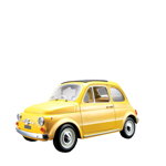 Fiat 500 f (1965) yellow, BBURAGO