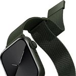 Curea Uniq UNIQ Dante Apple Watch Series 4/5/6/7/SE 38/40/41mm. Oțel inoxidabil verde/verde, Uniq