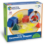 Set forme geometrice pliante, Learning Resources, 16 piese