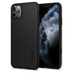 Husa Premium Spigen Thin Fit 360 Grade Pentru iPhone 11 Pro ,negru Cu Folie Sticla Inclusa