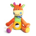 Girafa Ziggy - Jucărie de pluș pentru bebeluși, D-Toys