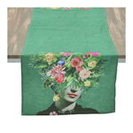 Traversa masa, Textil, Verde, Frida, INART