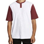 Imbracaminte Barbati RVCA Pick Up Henley WhiteRed